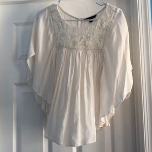 American Eagle lace flowing top